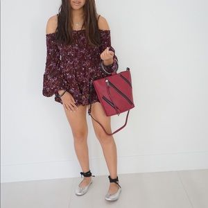 Joe’s Burgundy Bracelet / oversized purse